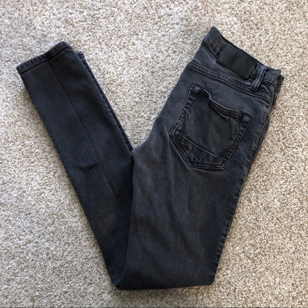 All-Saints Cigarette Jean in Black Wash